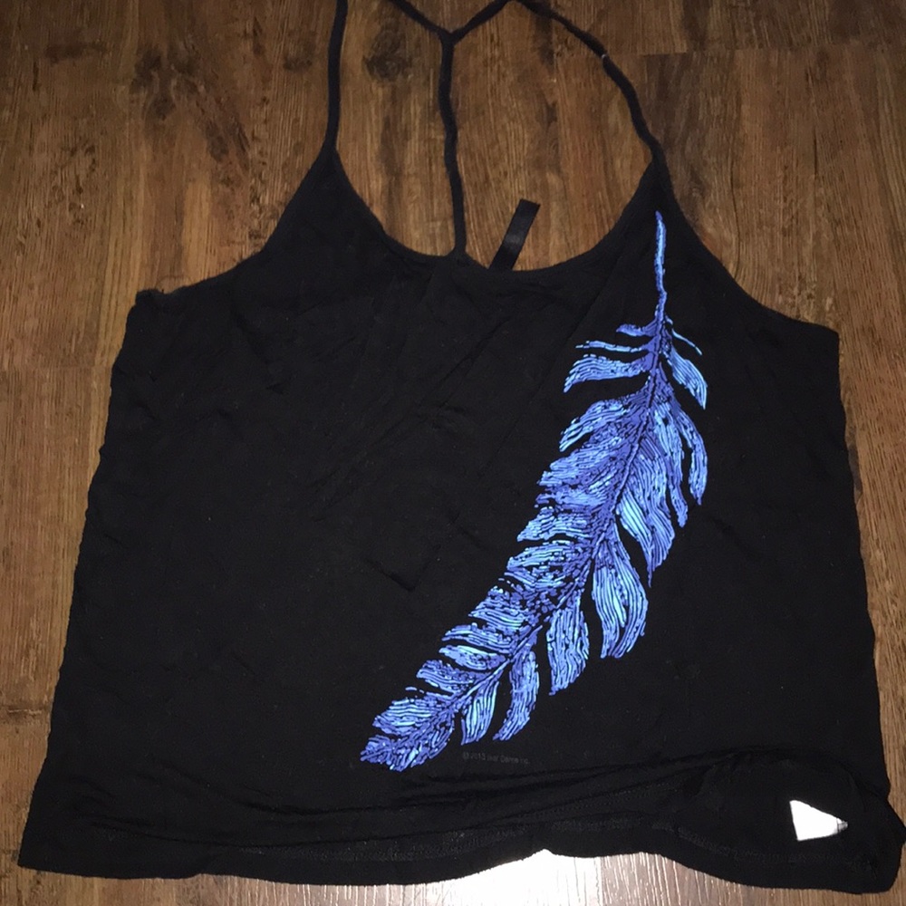 Crop flowy tank top